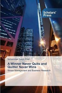 Cover image for A Winner Never Quits and Quitter Never Wins