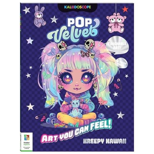 Cover image for Kaleidoscope Pop Velvet Coloring: Kreepy Kawaii