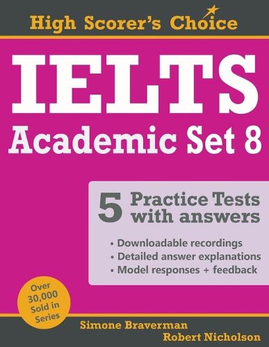 Cover image for IELTS 5 Practice Tests, Academic Set 8