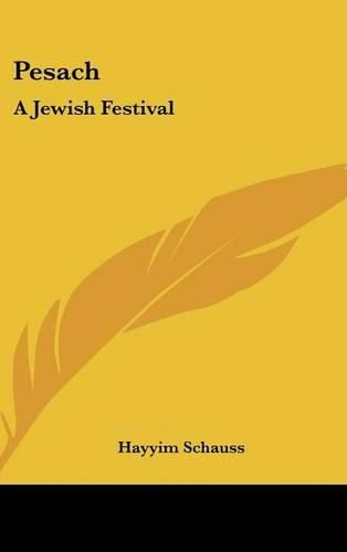 Cover image for Pesach: A Jewish Festival