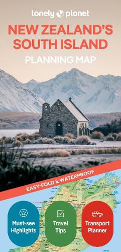 Cover image for Lonely Planet New Zealand's South Island Planning Map