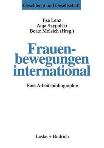 Cover image for Frauenbewegungen International: Eine Arbeitsbibliographie