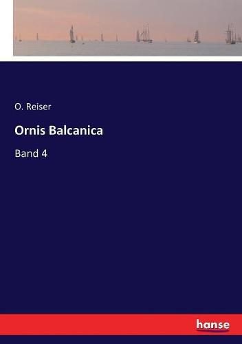 Cover image for Ornis Balcanica: Band 4