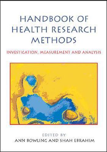 Cover image for Handbook of Health Research Methods: Investigation, Measurement and Analysis