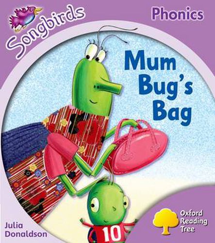 Cover image for Oxford Reading Tree Songbirds Phonics: Level 1+: Mum Bug's Bag