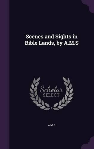 Cover image for Scenes and Sights in Bible Lands, by A.M.S