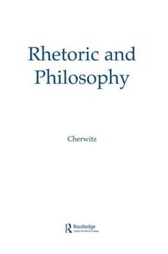 Cover image for Rhetoric and Philosophy