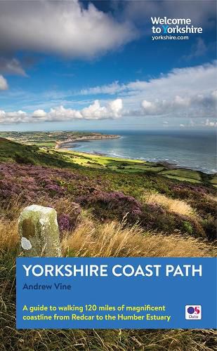 Cover image for Yorkshire Coast Path: A guide to walking 120 miles of magnificent coastline from Redcar to the Humber