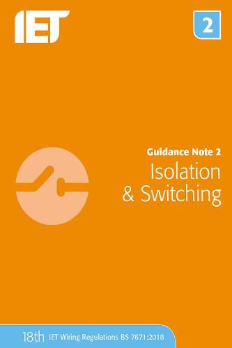 Cover image for Guidance Note 2: Isolation & Switching