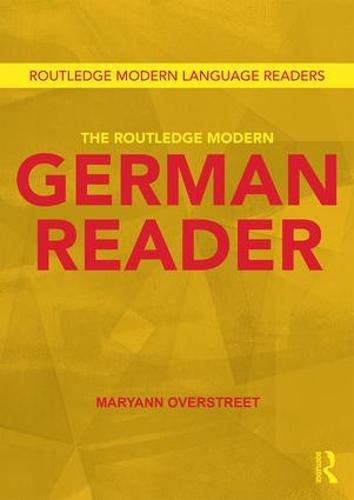 Cover image for The Routledge Modern German Reader