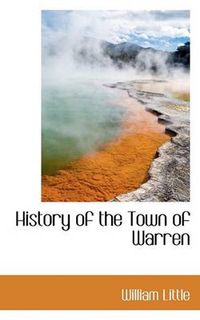 Cover image for History of the Town of Warren