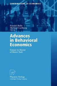 Cover image for Advances in Behavioral Economics: Essays in Honor of Horst Todt