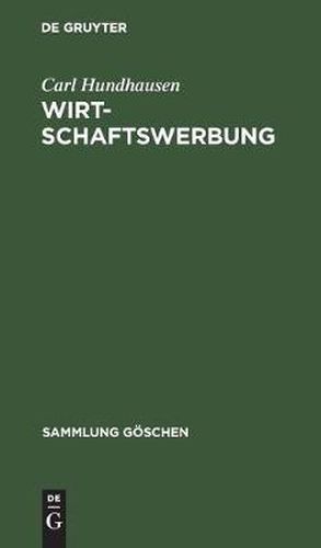 Cover image for Wirtschaftswerbung