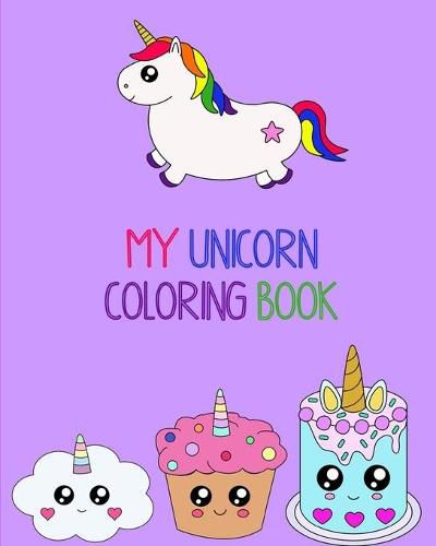 Cover image for My Unicorn Coloring Book