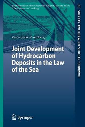 Cover image for Joint Development of Hydrocarbon Deposits in the Law of the Sea