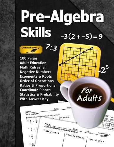 Cover image for Pre-Algebra Skills (For Adults)