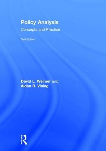 Cover image for Policy Analysis: Concepts and Practice