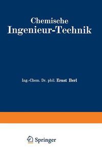 Cover image for Chemische Ingenieur-Technik: Zweiter Band