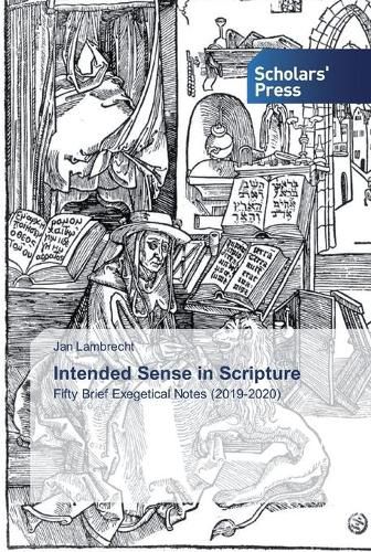 Cover image for Intended Sense in Scripture