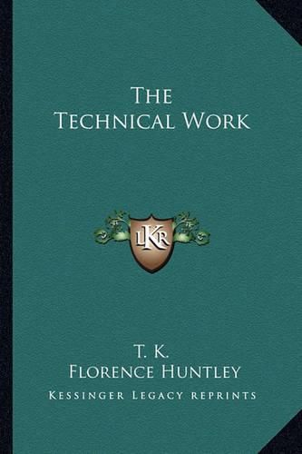 Cover image for The Technical Work