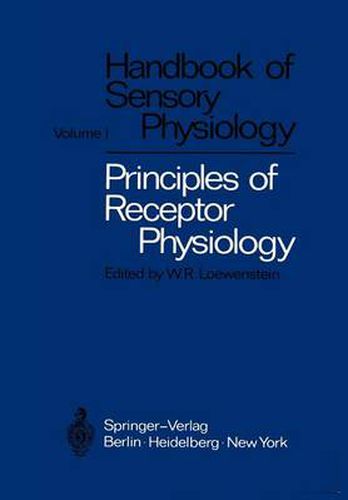 Cover image for Principles of Receptor Physiology