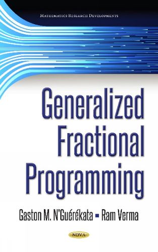 Cover image for Generalized Fractional Programming