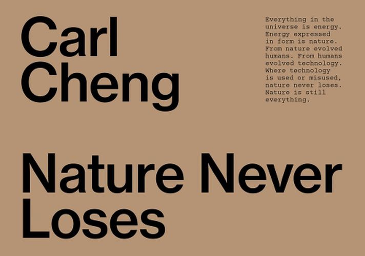 Cover image for Carl Cheng: Nature Never Loses