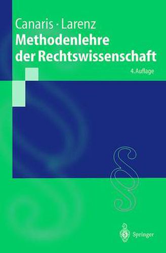 Cover image for Methodenlehre Der Rechtswissenschaft