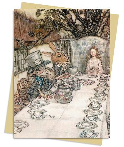 Cover image for Arthur Rackham: Alice in Wonderland Tea Party Greeting Card Pack