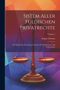 Cover image for Sistem Aller Fuldischen Privatrechte