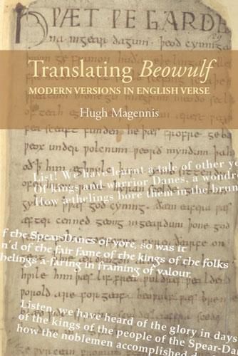 Cover image for Translating Beowulf: Modern Versions in English Verse