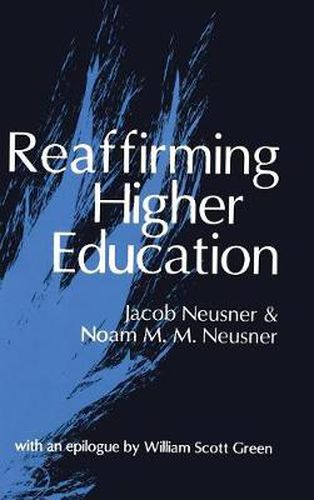 Cover image for Reaffirming Higher Education