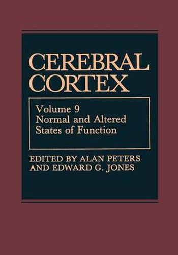 Cover image for Cerebral Cortex: Normal and Altered States of Function