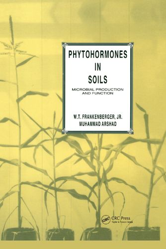 Cover image for Phytohormones in Soils: Microbial Production and Function