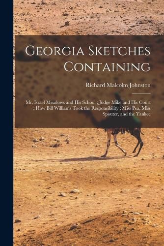 Cover image for Georgia Sketches Containing