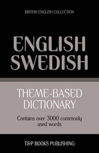 Cover image for Theme-based dictionary British English-Swedish - 3000 words