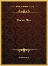 Cover image for Thomas More Thomas More