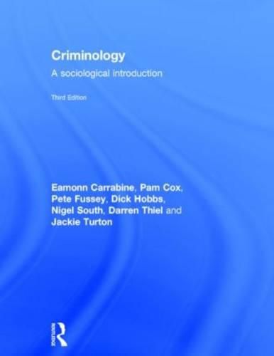 Cover image for Criminology: A Sociological Introduction