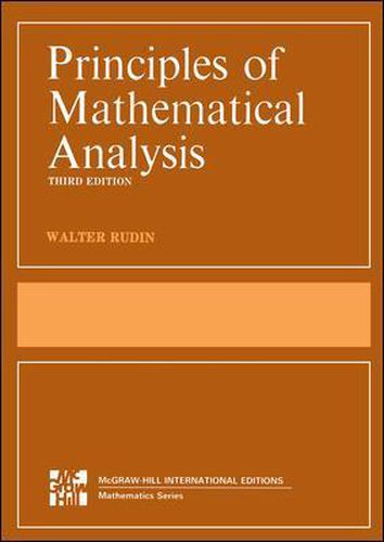 Cover image for Principles of Mathematical Analysis (Int'l Ed)
