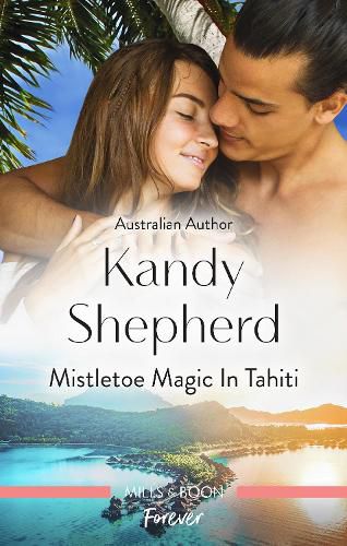 Cover image for Mistletoe Magic in Tahiti [Large Print]