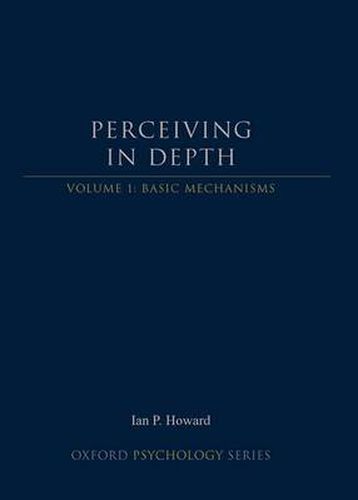 Cover image for Perceiving in Depth, Volume 1: Basic Mechanisms