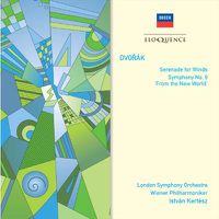 Cover image for Dvorak Symphony 9 Serenade For Wind