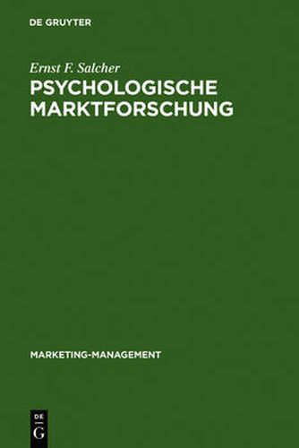 Cover image for Psychologische Marktforschung