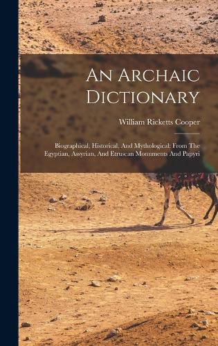 An Archaic Dictionary