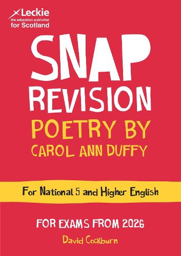 Cover image for National 5/Higher English Revision: Poetry by Carol Ann Duffy