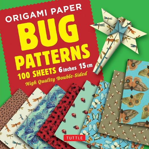 Origami Paper Bug Pattern 6  (15cm)