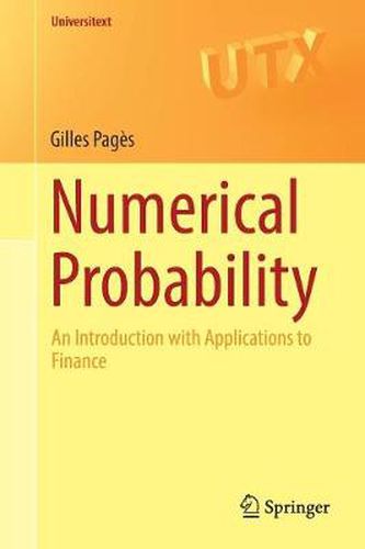 Cover image for Numerical Probability: An Introduction with Applications to Finance