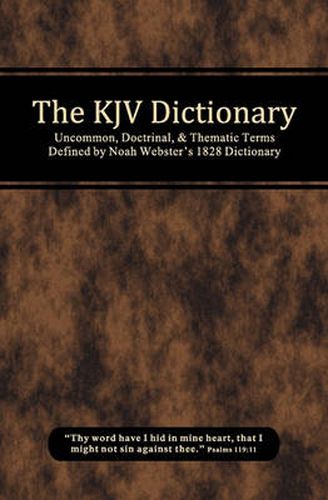 Cover image for The KJV Dictionary