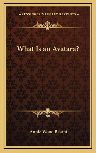 Cover image for What Is an Avatara?