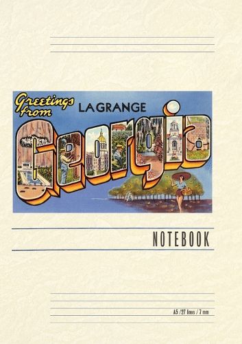 Cover image for Vintage Lined Notebook Greetings from La Grange